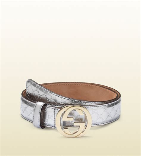 brown gucci belt silver buckle.